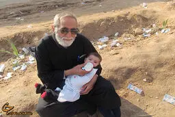 کوچکترین زائر اربعین/عکس