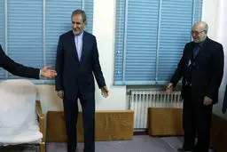 دیدار معاون اول روحانی با مراجع تقلید/ تصاویر