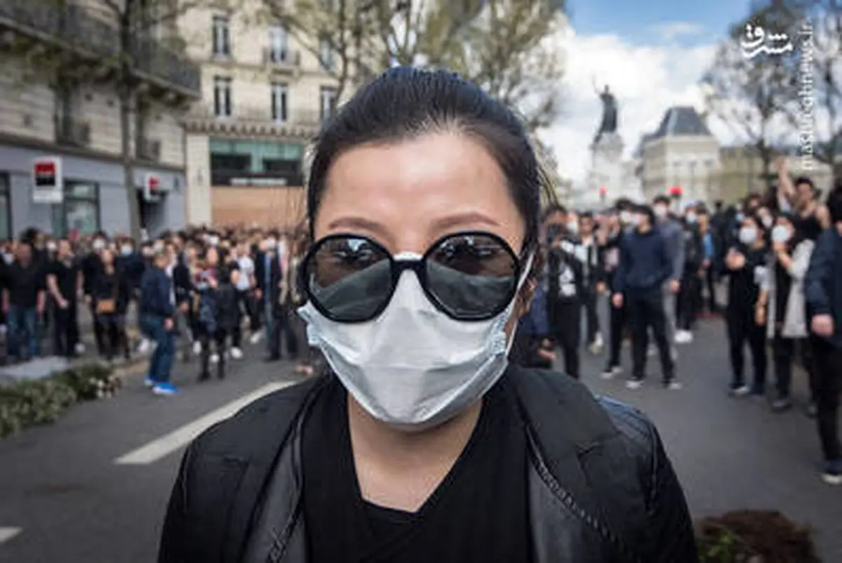 تظاهرات خشونت آمیز چینی‌ها در پاریس/تصاویر