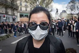 تظاهرات خشونت آمیز چینی‌ها در پاریس/تصاویر