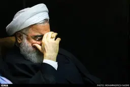 مراسم ختم مادر همسر رییس جمهور/ تصاویر