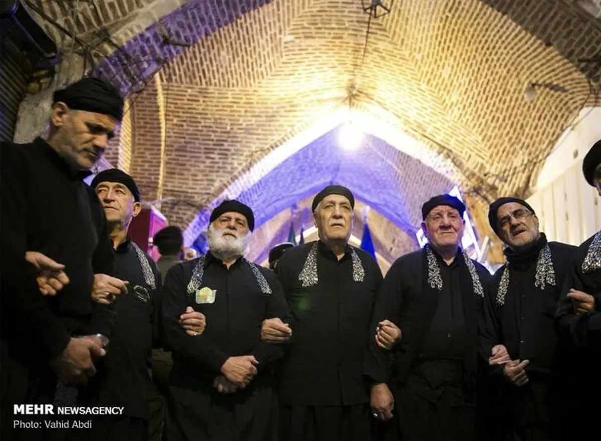 عزاداری شهادت حضرت فاطمه (س) در بازار تبریز/ تصاویر