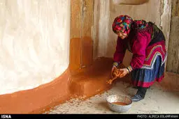 روایتی تصویری از آیین گِل هاکُنی در مُجِن - شاهرود