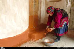 روایتی تصویری از آیین گِل هاکُنی در مُجِن - شاهرود