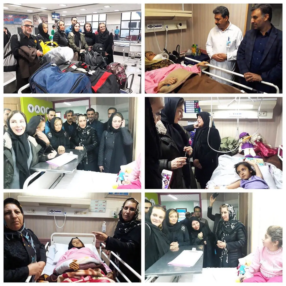 حضور هنرمندان در کنار زلزله زدگان کرمانشاه/عکس