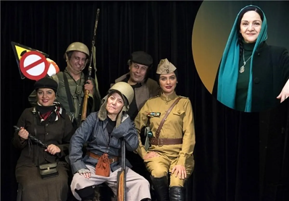 گریم و پوشش متفاوت مارال فرجاد در صبح یک روز لعنتی+عکس