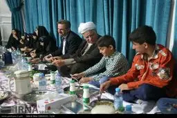 سفره افطار هاشمی رفسنجانی/ عکس