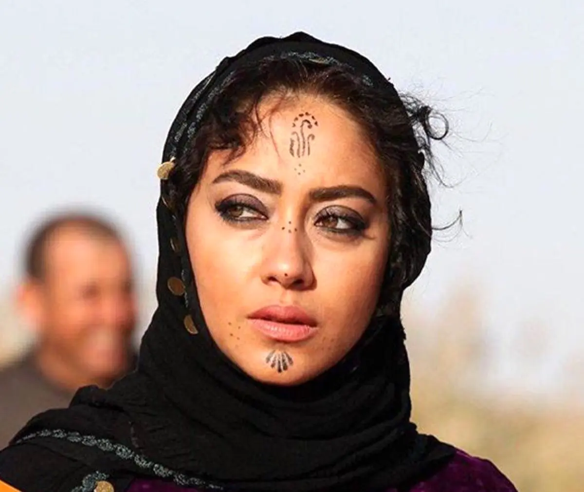 گریم عجیب و جالب بهاره کیان‌افشار در فیلم جدیدش/عکس