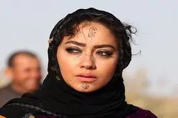 گریم عجیب و جالب بهاره کیان‌افشار در فیلم جدیدش/عکس