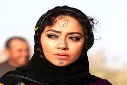گریم عجیب و جالب بهاره کیان‌افشار در فیلم جدیدش/عکس