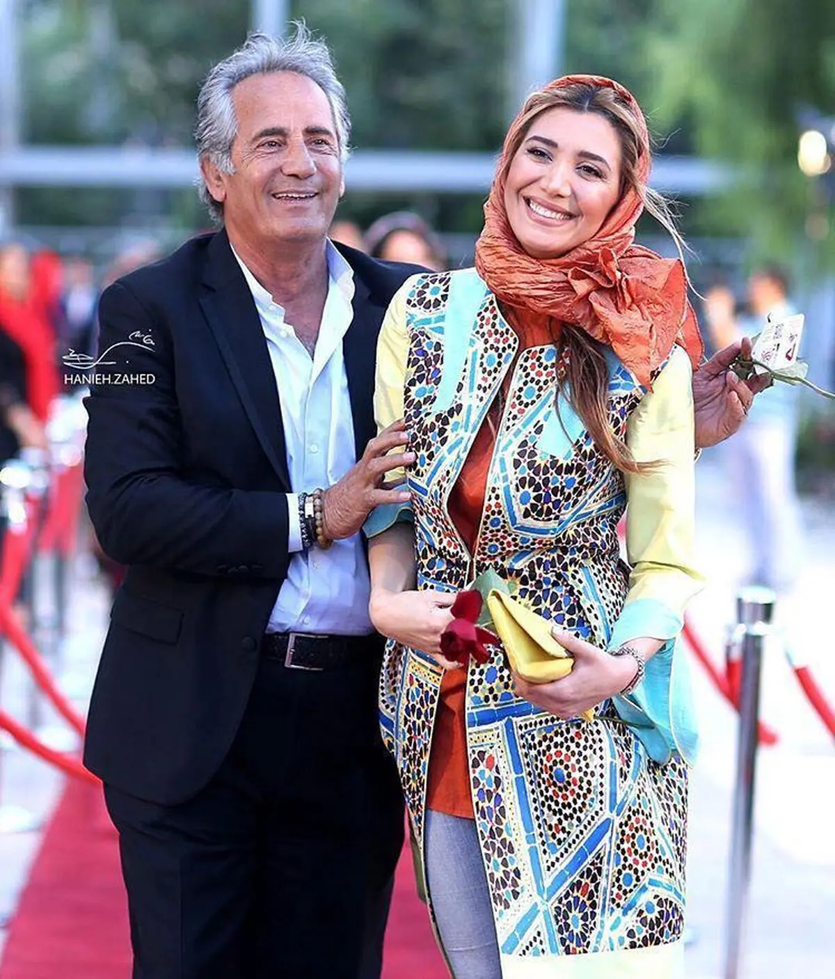 تصویری خاص از مجید مظفری و دخترش نیکی مظفری