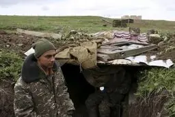 تصاویری از درگیری‌ در منطقه قره‌باغ