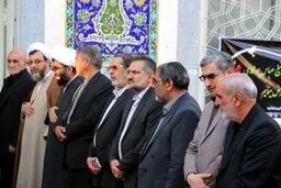 مراسم چهلمین روز در گذشت حجت الاسلام شیخ عباس پور محمدی/ تصاویر
