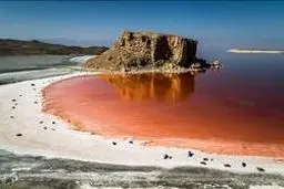 آخرین وضعیت میزان آب دریاچه ارومیه