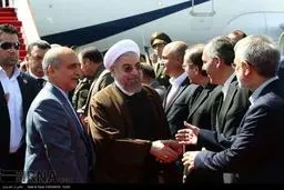 استقبال رسمی رییس جمهوری تاجیکستان از روحانی