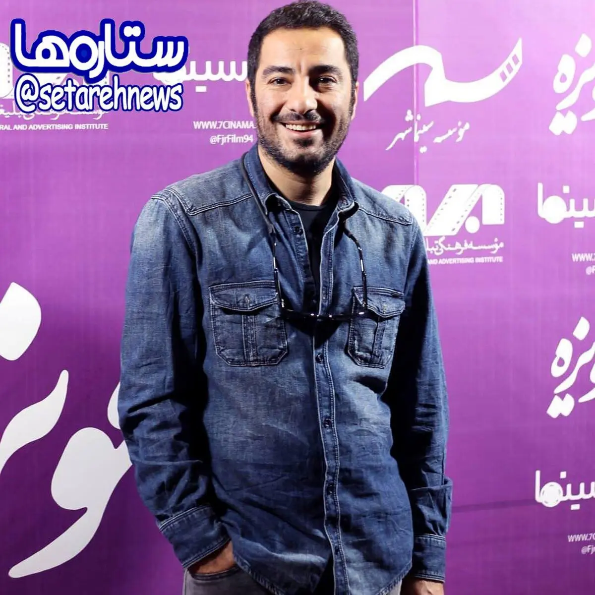 تیپ نوید محمدزاده در اکران فیلم خفه‌گی/عکس