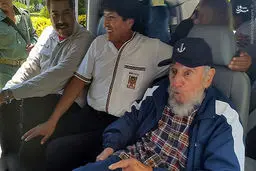 تولد ۸۹ سالگی کاسترو/عکس