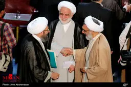 خوش و بش وزیر دادگستری و رئیس قوه قضائیه/ عکس