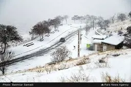 سنندج هم سفیدپوش شد/تصاویر