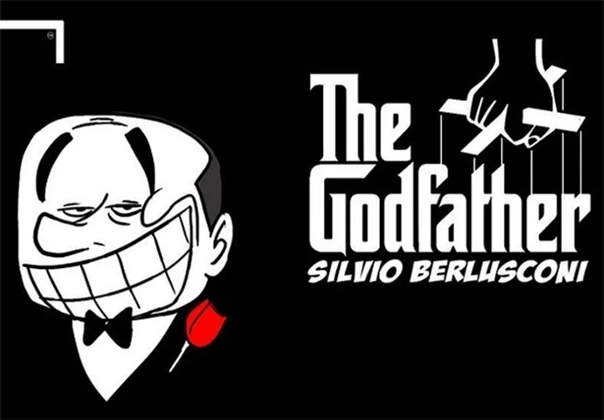 برلوسکونی پدر‌خوانده فوتبال ایتالیا+کاریکاتور سریالی تصویری