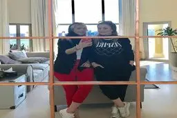 تصویر/ سحر قریشی و شیما مرزی در ابوظبی