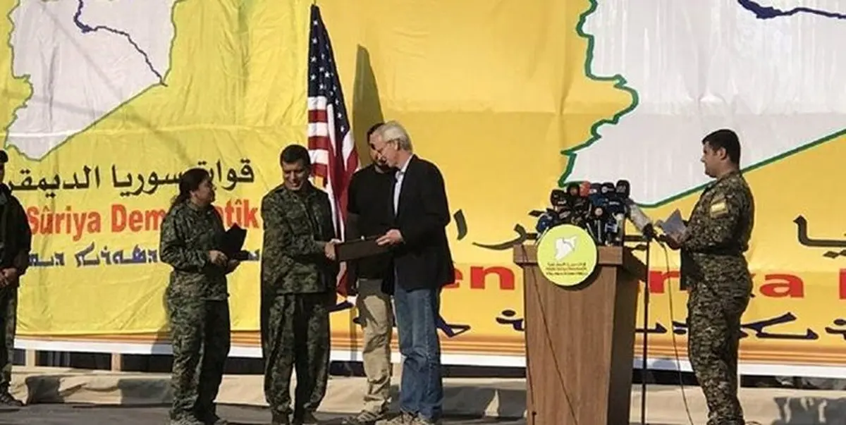 موضع جدید آمریکا در قبال تشکیل کشور کردستان سوریه