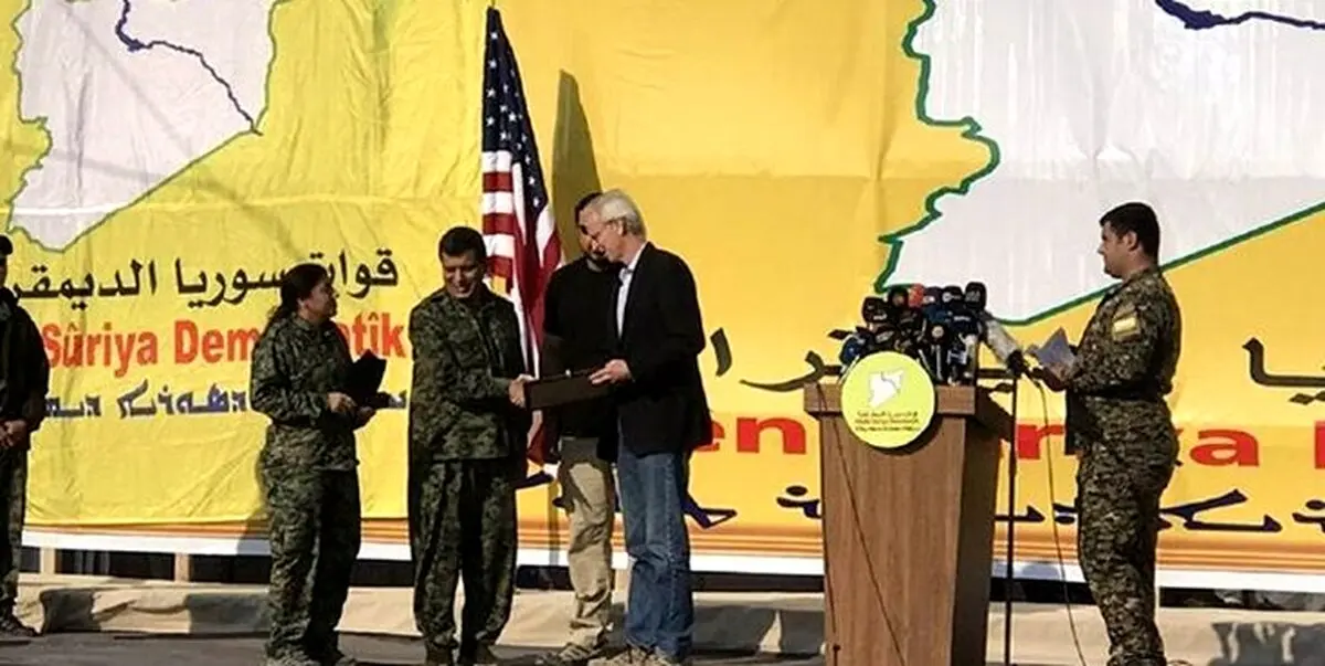 موضع جدید آمریکا در قبال تشکیل کشور کردستان سوریه