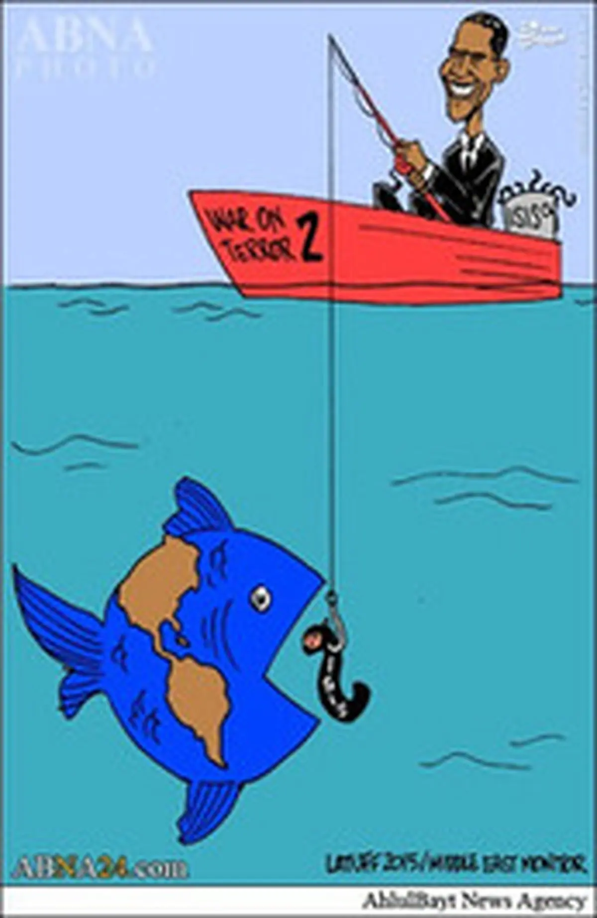 داعش در آثار هنرمند برزیلی/کاریکاتور