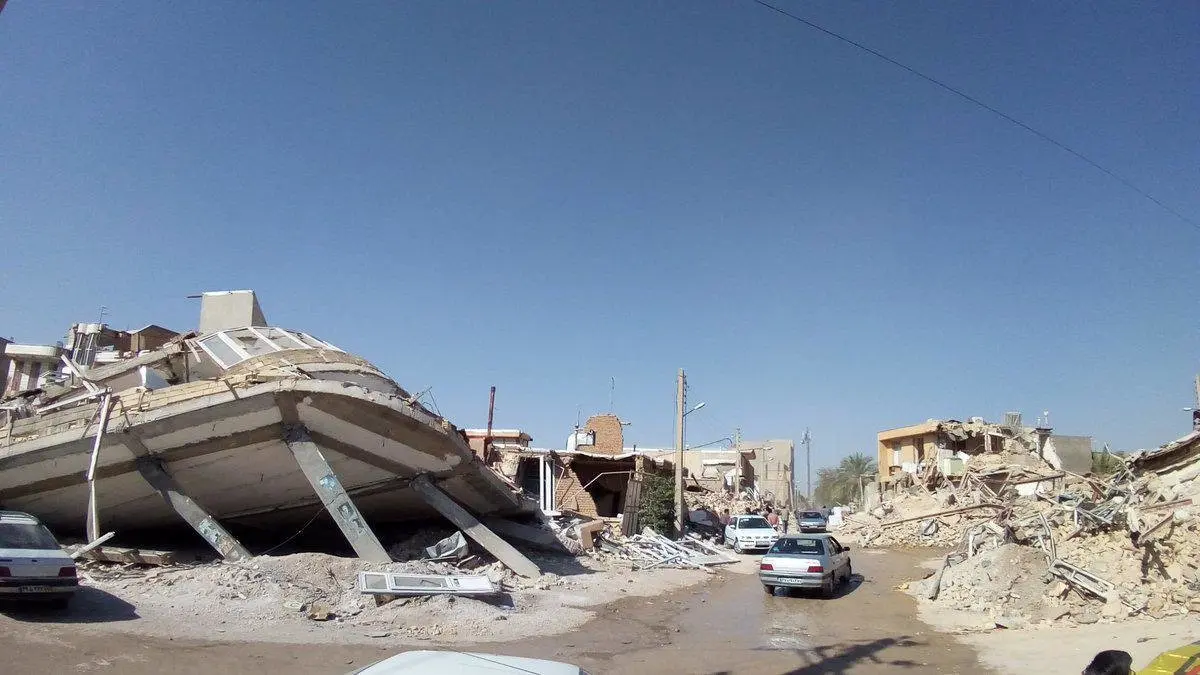 محله ای در کرمانشاه که تقریبا همه خانه هایش ویران شد/عکس