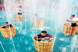 تصویری از عجیب ترین رقابت ها در چین