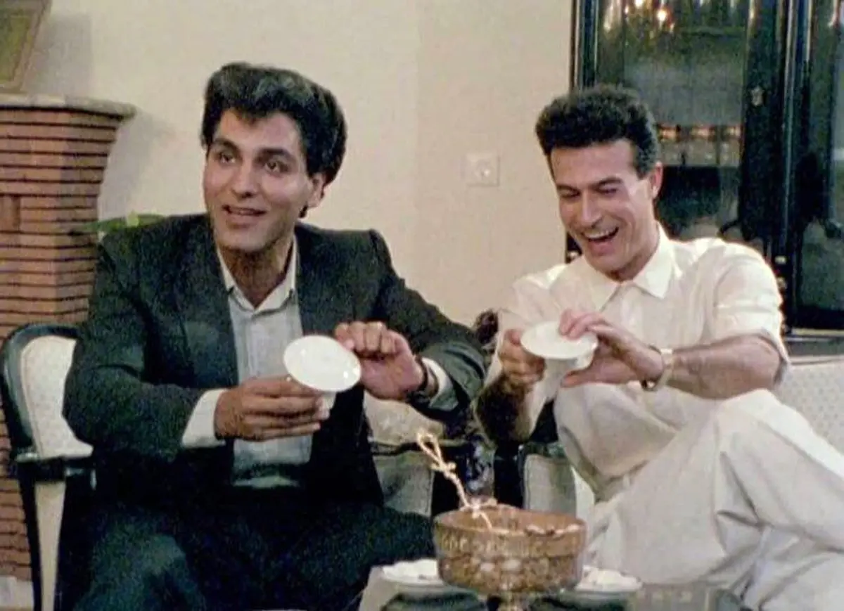 عکسی زیرخاکی از مهران مدیری در دهه 70