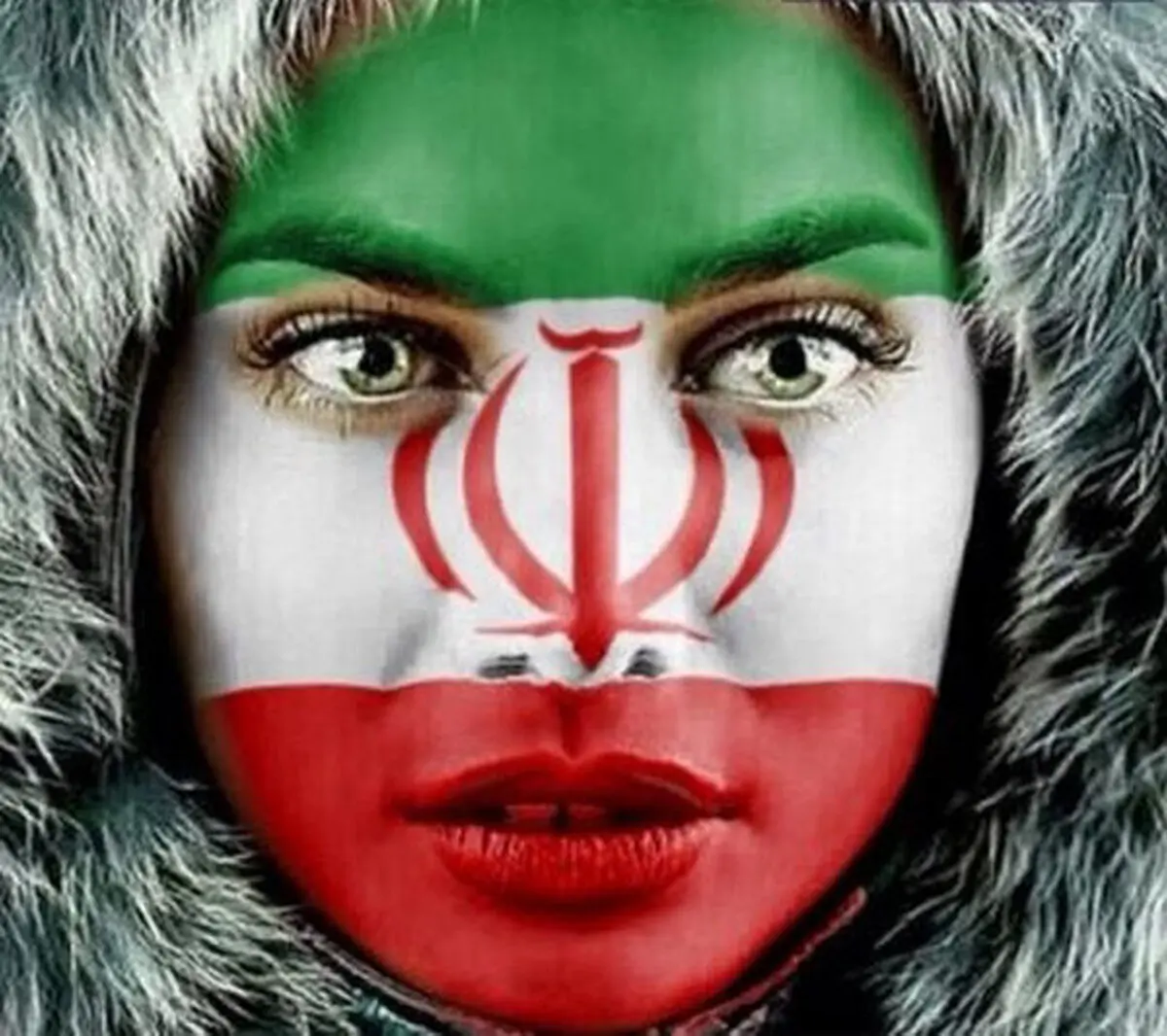 عکس/حمایت از تیم ملی والیبال به سبک تینا آخوند تبار