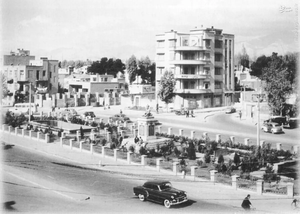 میدان فردوسی 60 سال قبل/عکس
