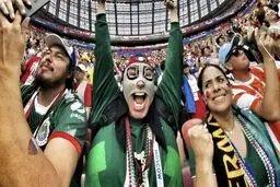 تصاویری دیدنی از حواشی روز چهارم جام جهانی 2018