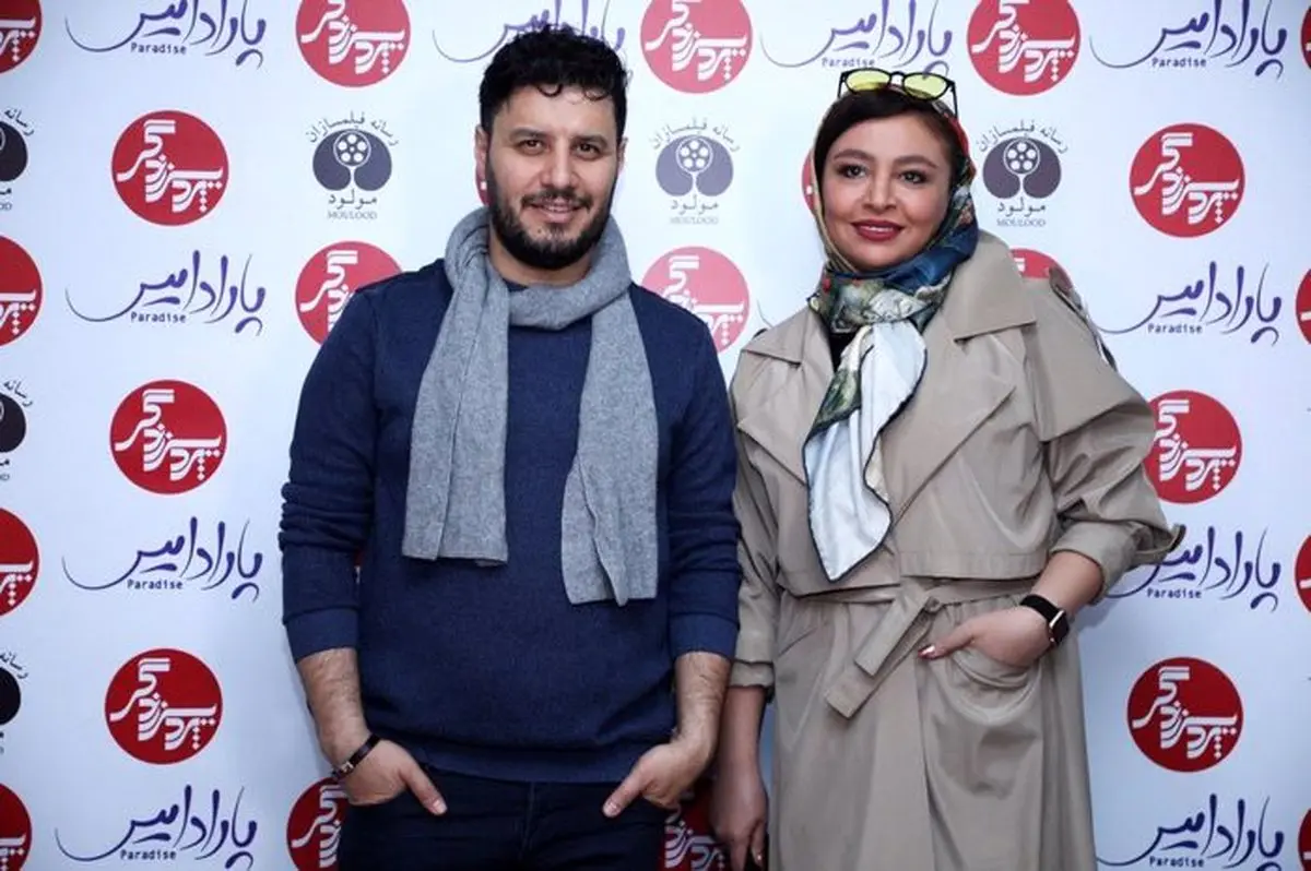 جواد عزتی و همسرش در تورنتو کانادا | تصاویر جواد عزتی و مه لقا باقری