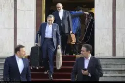 عكس: تصويري خاص از همراهان رئيس جمهور براي سفر به عراق