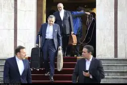 عكس: تصويري خاص از همراهان رئيس جمهور براي سفر به عراق