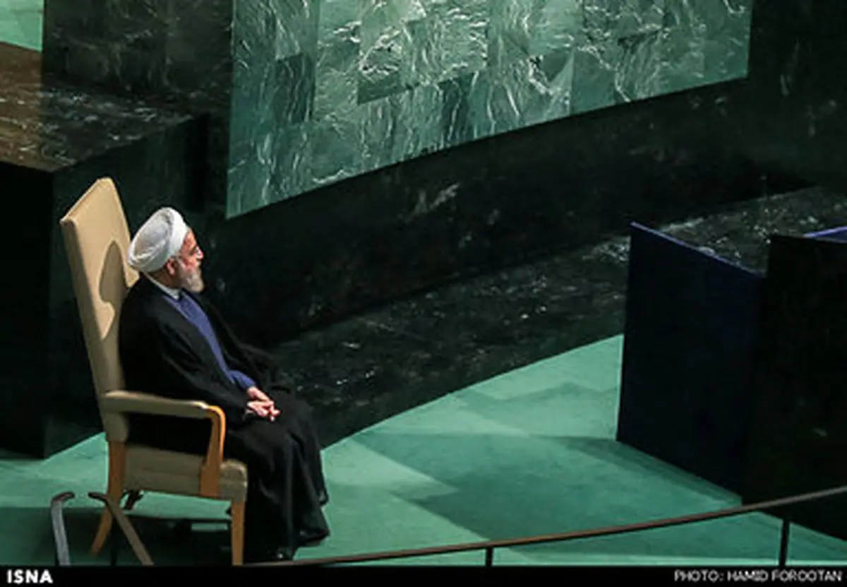 سخنرانی رییس جمهور در مجمع عمومی سازمان ملل/تصاویر