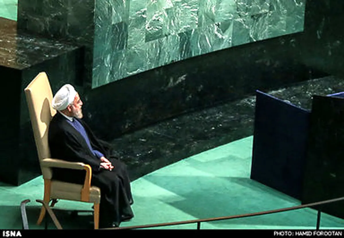 سخنرانی رییس جمهور در مجمع عمومی سازمان ملل/تصاویر