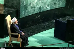 سخنرانی رییس جمهور در مجمع عمومی سازمان ملل/تصاویر