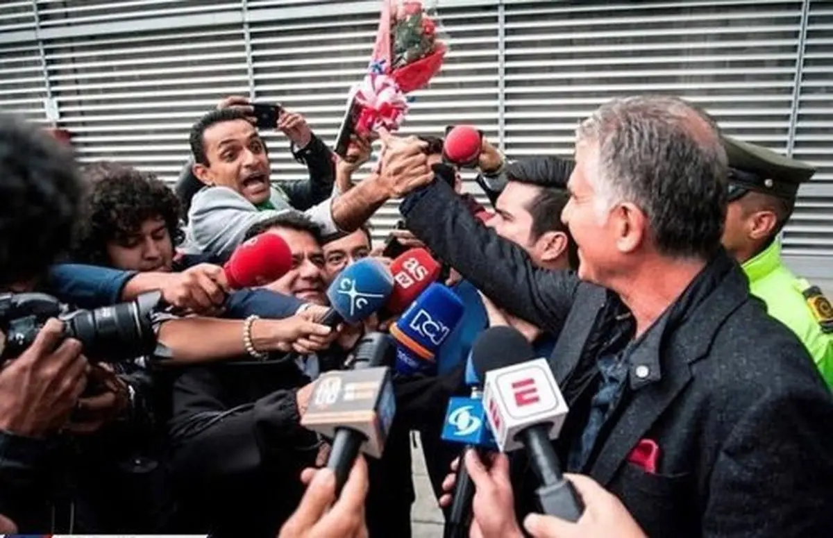 عکس: اولین هوادار ایرانی کی‌روش در کلمبیا!