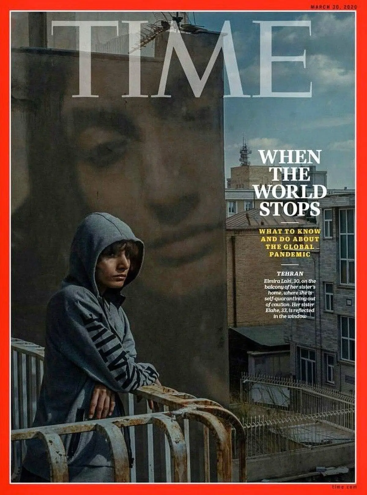 تصویر خاص صفحه نخست مجله تایم