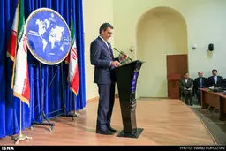 تصاویری از نشست خبری سخنگوی وزارت امور خارجه