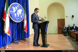 تصاویری از نشست خبری سخنگوی وزارت امور خارجه