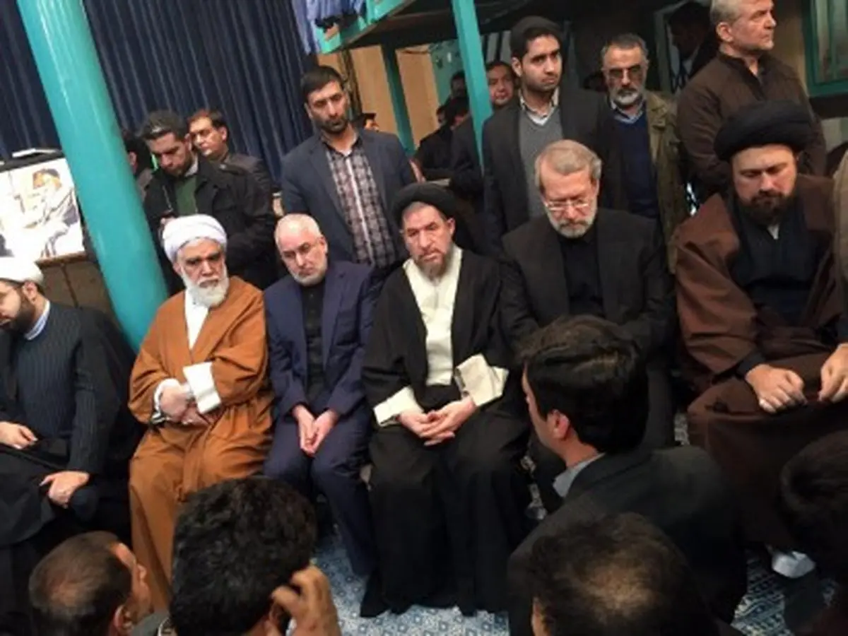 علی لاریجانی در جماران/عکس