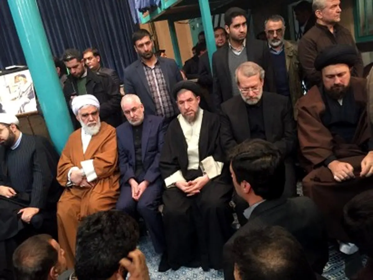 علی لاریجانی در جماران/عکس