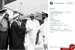 عکس دیده نشده از هاشمی رفسنجانی و شمخانی