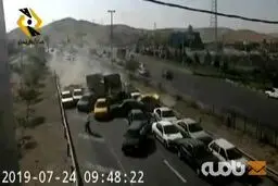 تصادف شدید در اتوبان شهید کسایی تبریز