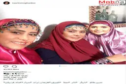 تیپ و ظاهر متفاوت نسرین مقانلو / عکس