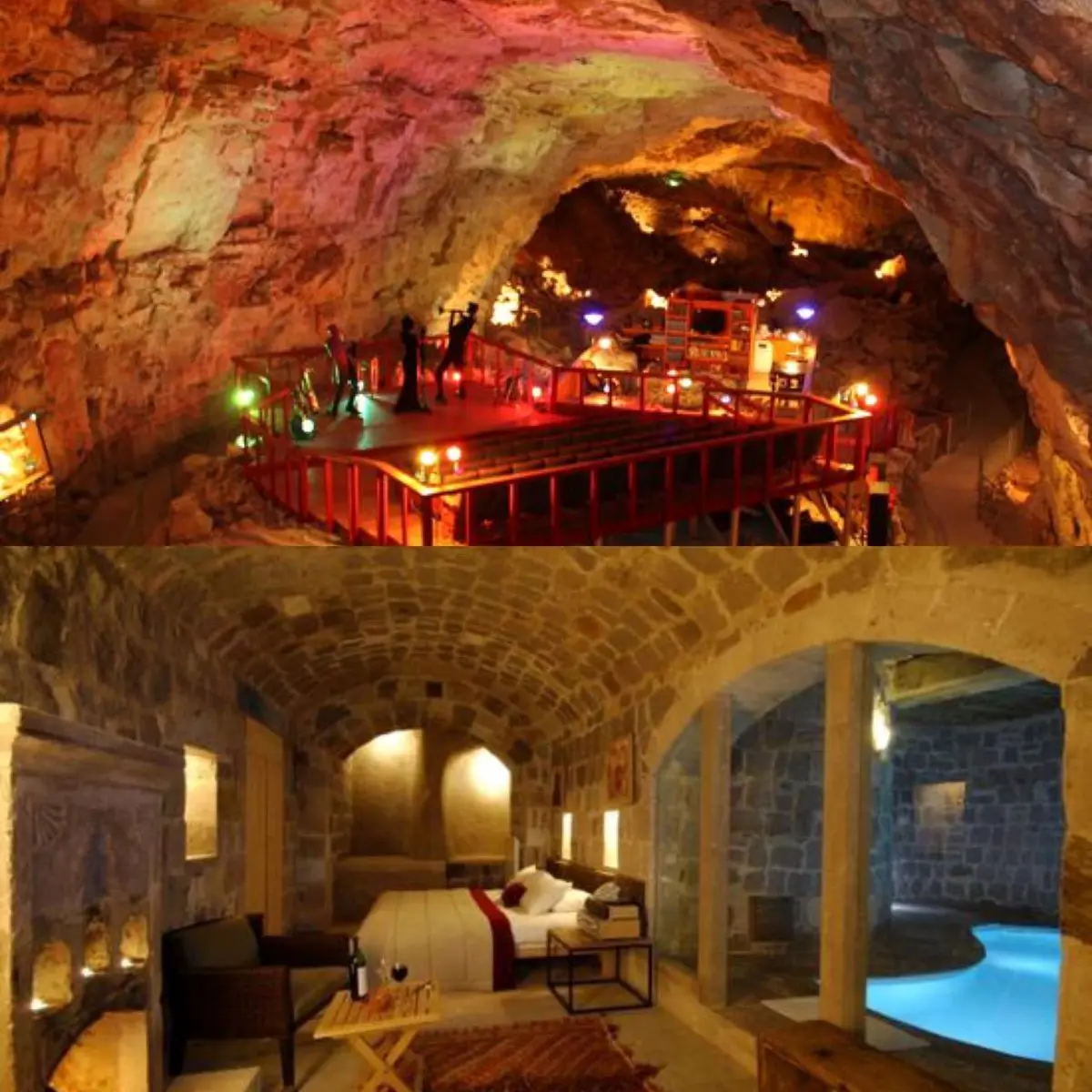 غاری که هتل شد / عکس